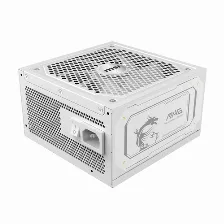 Fuente De Poder Msi Mag A1000gl Pcie5 White 1000 W, Atx 3.1, 80 Plus Gold, Fully-modular, Blanco